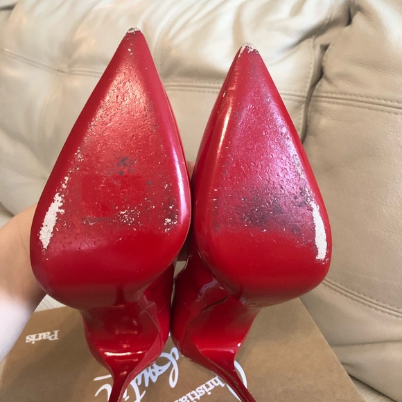 SOLD Christian Louboutin Rubis Patent So Kate 120 - Picture 6 of 8